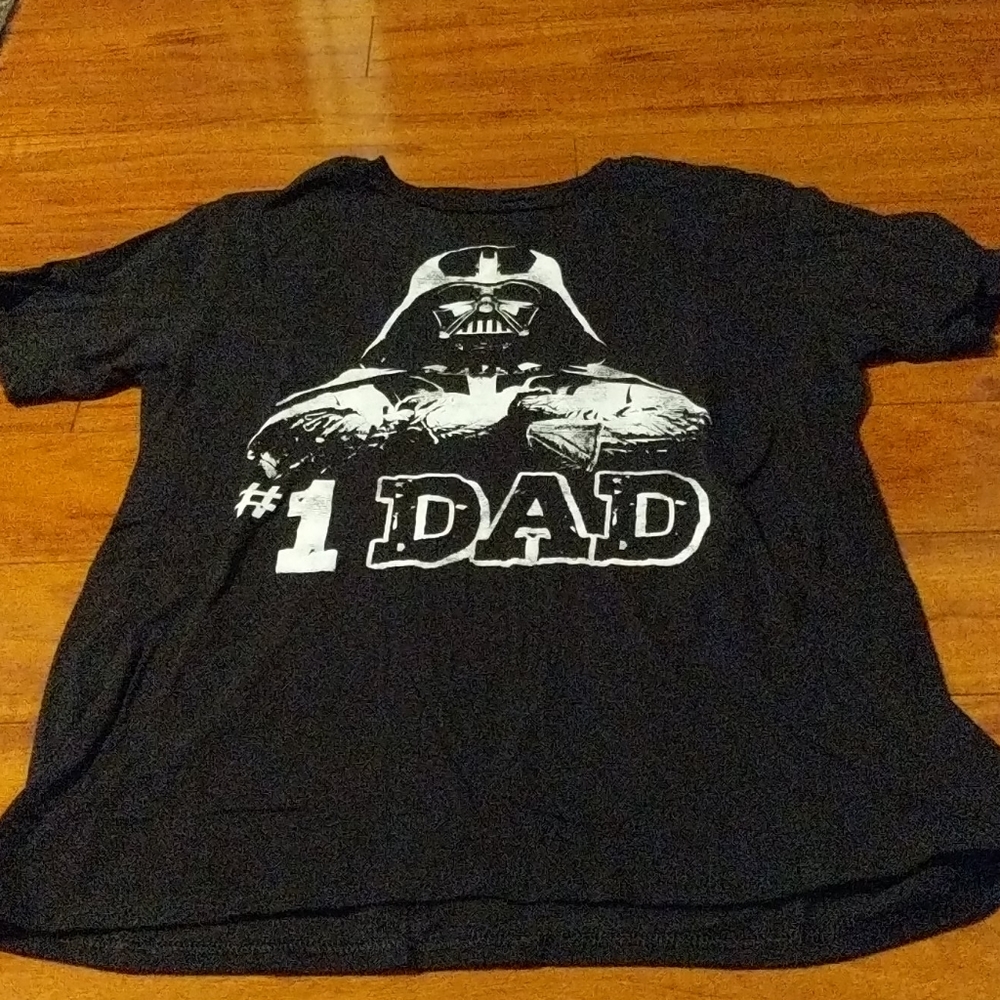 Men's Darth Vader #1 Dad T-shirt Father's Day Gift